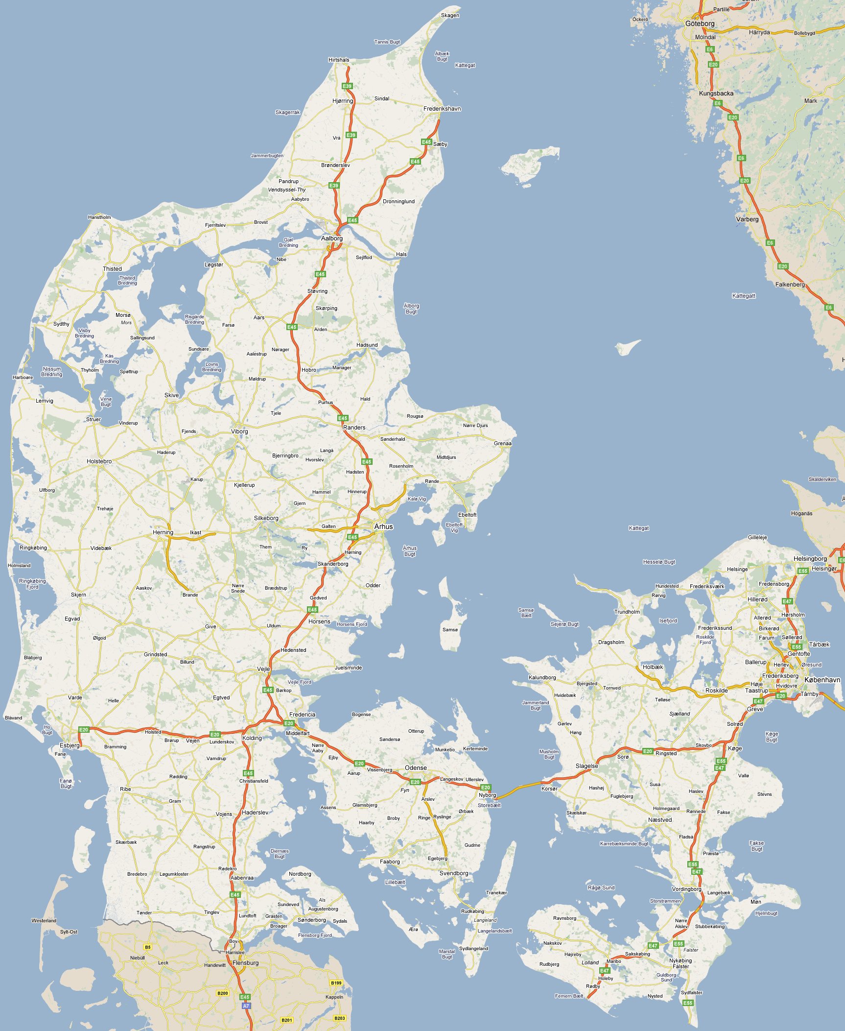 danska karta europe Footiemap.  Denmark (2011 2012)   Map of Top Tier Danish  danska karta europe