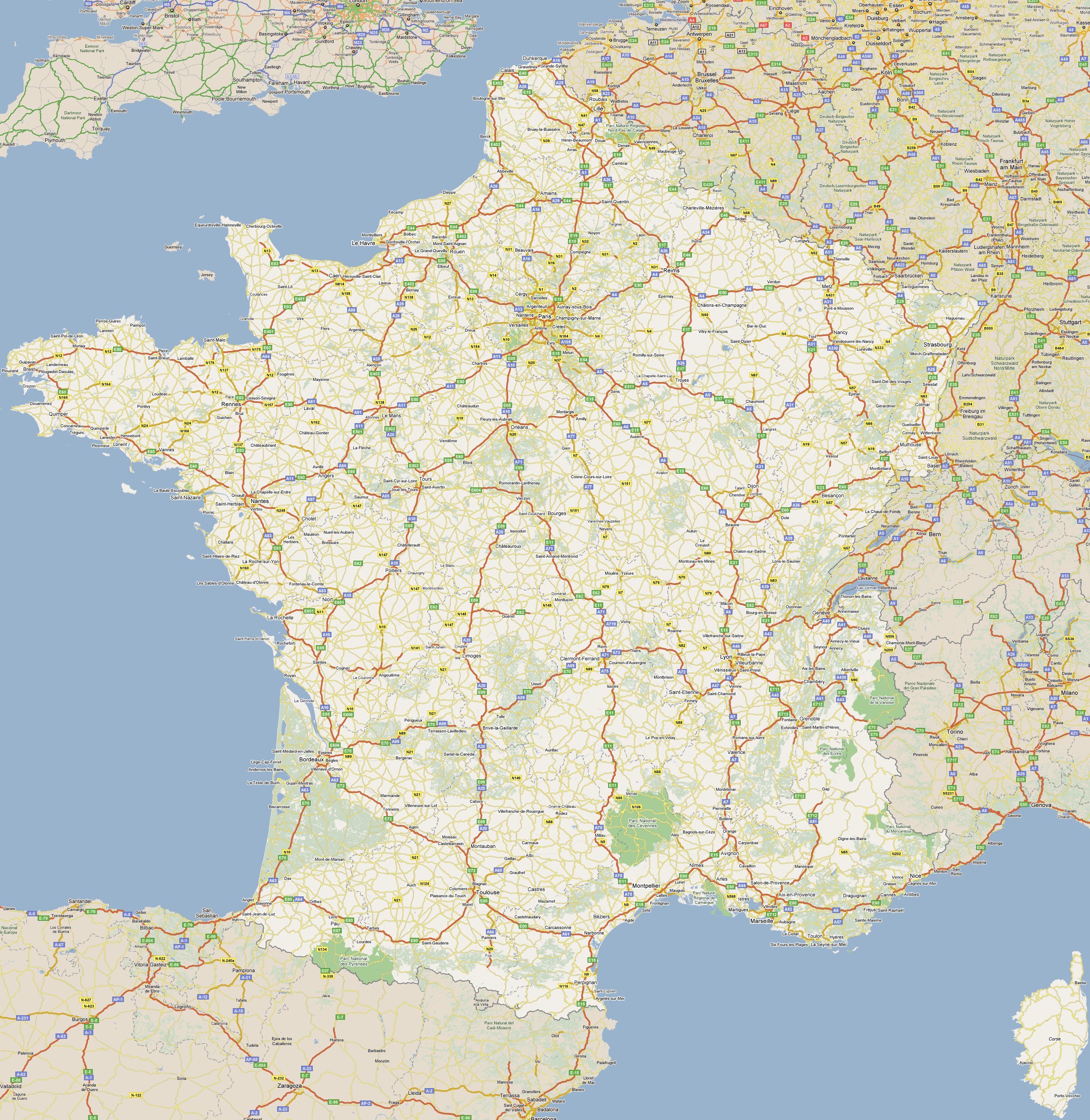 google map france