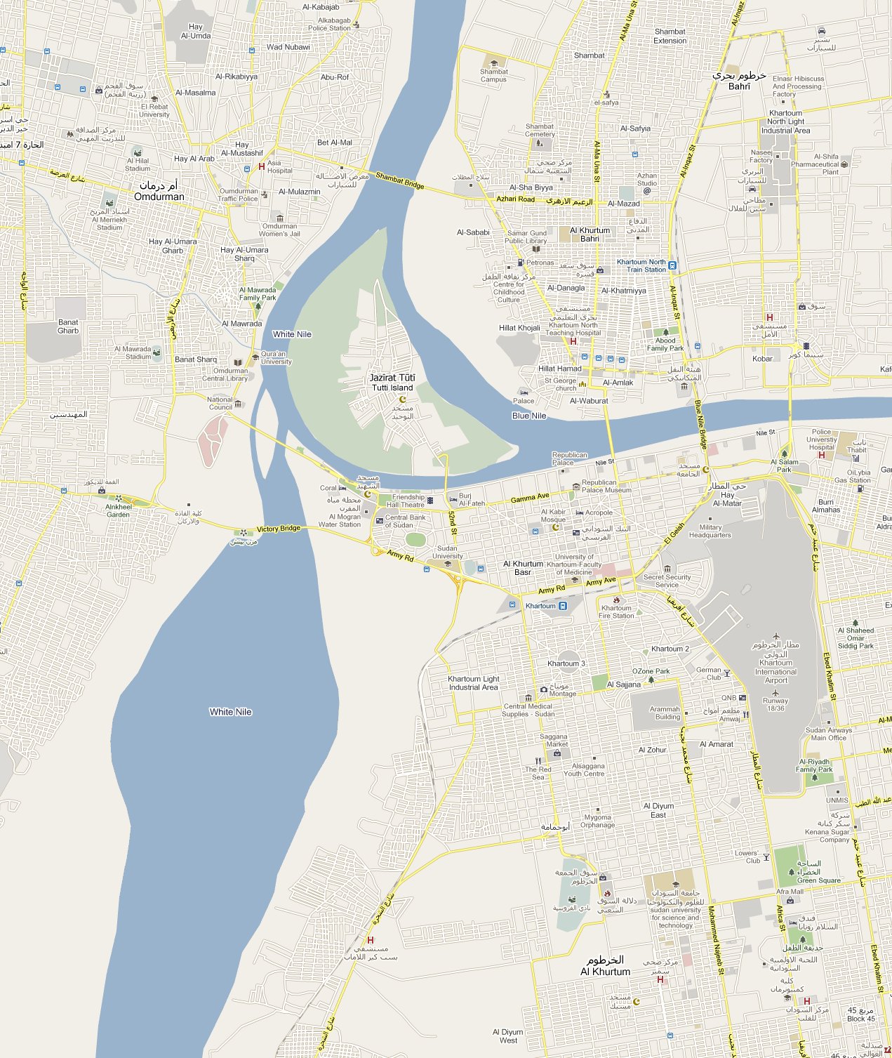Khartoum Map | Maps