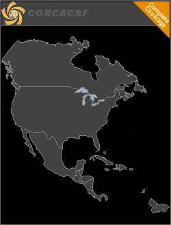 CONCACAF - Confederation of North, Central American and Caribbean Association Football - all 41 countries are covered