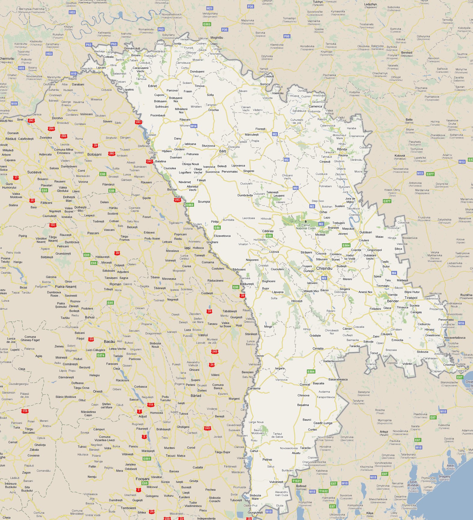 Молдова глодяны карта