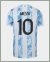 2021 adidas Lionel Messi Argentina Home Jersey